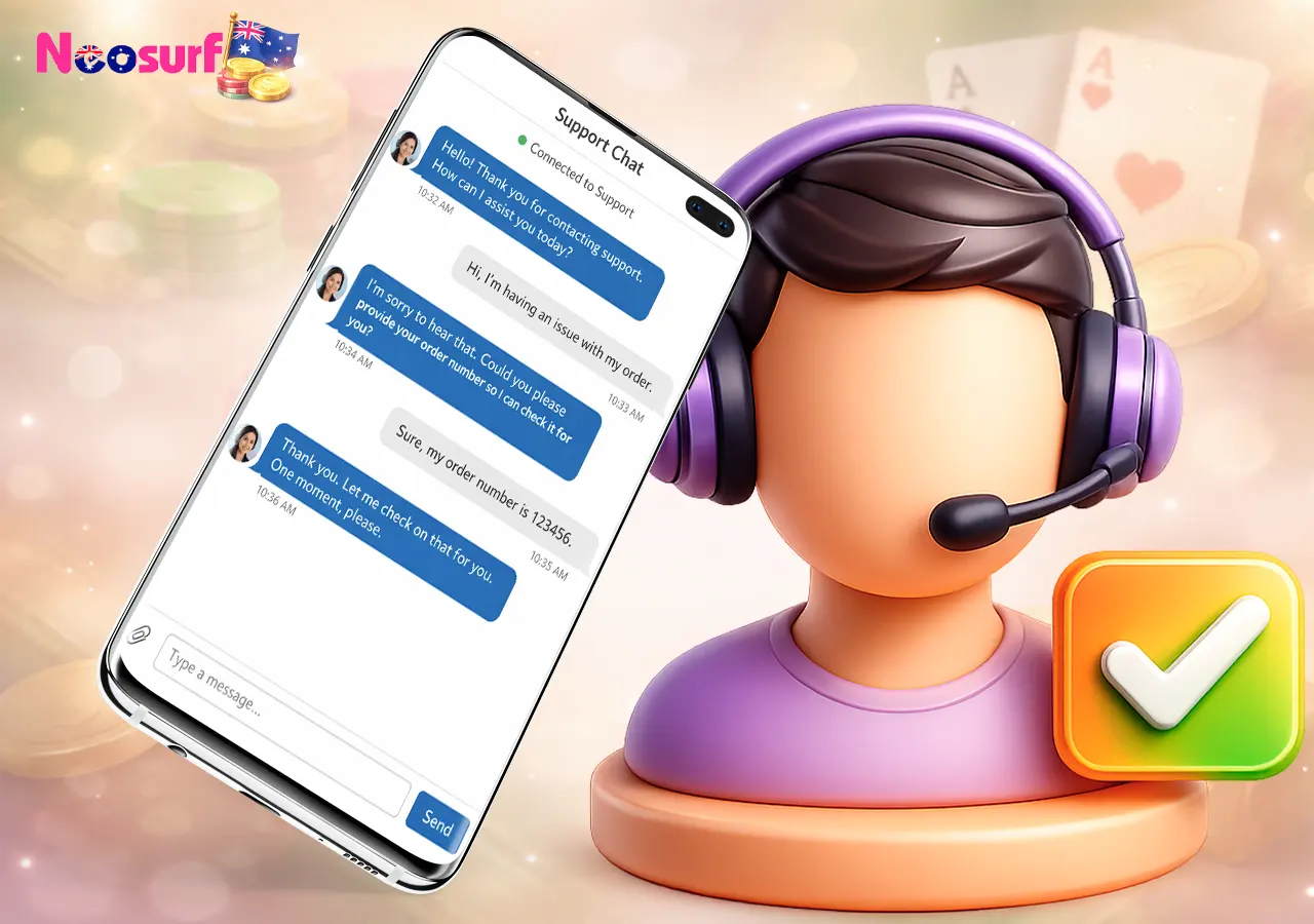Customer support at online casinos using Neosurf